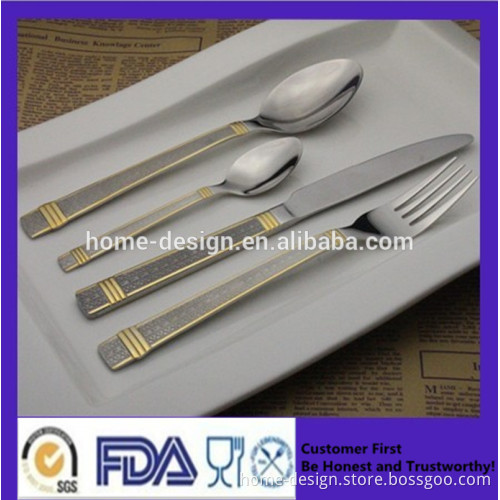 24/72/84/86Pcs Stainless Steel Cutlery Set with stand for promotion